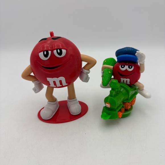 Mars M&M Train Engine Christmas Tree toy & Red Classic Collector Candy Item VTG - Picture 1 of 11